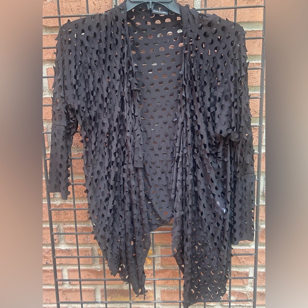 Travel by Tribal Elegant Black Women's Cardigan